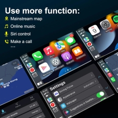 [GT1] Bộ chuyển đổi kết nối Apple Carplay/Android auto CÓ DÂY thành KHÔNG DÂY 4 trong 1