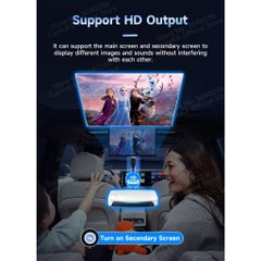 MẪU MỚI 2024 CarlinKit TBOX UHD chip SDM660, cổng  HDMI, USB A  - Android box cho ô tô cao cấp