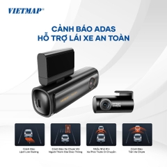 Camera hành trình Vietmap TS-5K ghi hình Ultra 4K, ADAS hỗ trợ lái xe an toàn, tặng VM Live 6 tháng