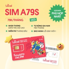 SIM 4G LOCAL mạng MobiFone trọn gói 1 tháng, 3 tháng, 7 tháng, 14 tháng