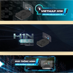 HUD hiển thị kính lái thông minh VIETMAP H1N, H1AS