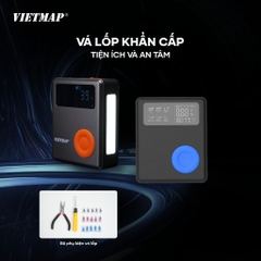 Bơm lốp kích bình thế hệ mới VIETMAP DK-MF139 PRO 5 trong 1, tặng bộ vá lốp khẩn cấp