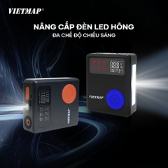 Bơm lốp kích bình thế hệ mới VIETMAP DK-MF139 PRO 5 trong 1, tặng bộ vá lốp khẩn cấp