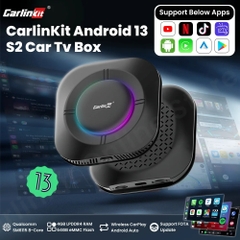 Android Box Ô tô Carlinkit Tbox S2, Android 13, Chi Qualcomm 6115 8 nhân, Ram 4GB, Rom 64GB