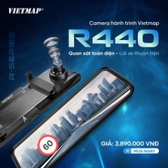 [2025] Camera Hành Trình Vietmap R440 Ghi Hình 4K, Cảnh Báo Thông Minh, Lái Xe An Toàn