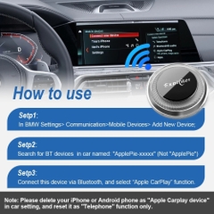 Android box không dây cho xe BMW, chip Snapdragon 665 8 nhân, RAM 8GB/ROM 128GB, cổng HDMI