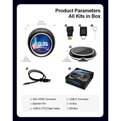 Android box màn hình cảm ứng Exploter AI-996T HDMI out, Snapdragon 665, Ram/Rom  8GB/128GB