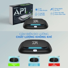 Máy lọc không khí chuyên dụng cho ô tô Vietmap AP1 Diệt khuẩn 99.9%, lọc sạch PM2.5