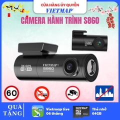 [MỚI 2025] Camera hành trình cảnh báo giao thông VIETMAP S860