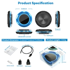 Android Box Exploter Rocket Q, Chip QCM4490, Mạng 5G  Global, Android 14, HDMI, RAM 8GB ROM 128GB