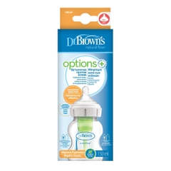 Bình sữa Dr.Brown’ cổ rộng 150ml và 270ml  nhựa PP Options +