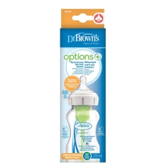 Bình sữa Dr.Brown’ cổ rộng 150ml và 270ml  nhựa PP Options +