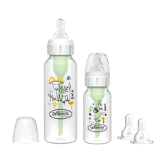 Bộ 2 bình sữa Dr.Browns Option Plus cổ thường 120ml+ 250ml kèm 2 núm ty Lavel 2