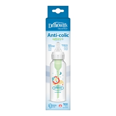 Bình sữa cổ hẹp Dr.Brown's Deco nhựa PP Option Plus 250ml- 81105