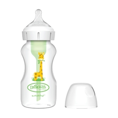 Bình sữa Dr.Brown’ cổ rộng 270ml nhựa PP Options Plus(núm ty đi kèm số 2)-mã 91019