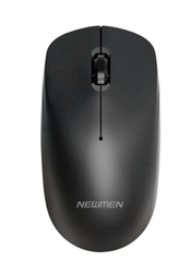Mouse Newmen F300 Ko Dây Đen (Bluetool+2.4ghz) VAT