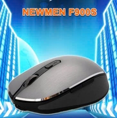 Mouse Newmen F900S Ko Dây Đen (Bluetool+2.4ghz) VAT