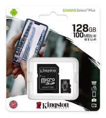 THẺ NHỚ MICRO SD KINGSTON 128GB CLASS 10 CHÍNH HÃNG VAT