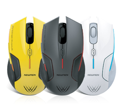 Mouse Newmen E500 Gaming ko dây (Đen,Trắng,Vàng) VAT