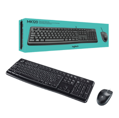 COMBO KEYBOARD+MOUSE LOGITECH MK120 CHÍNH HÃNG VAT