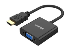 BỘ CHUYỂN HDMI RA VGA+AUDIO UNITEK V128BBK (KO VAT)