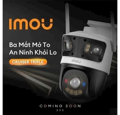 CAMERA IMOU IPC-S7UP-11M0WED 3 MẮT 11MP (Wifi/thẻ nhớ/360 Ngoài trời) VAT