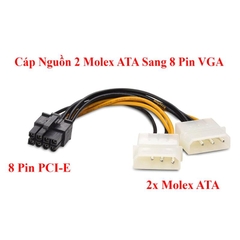 Cáp Nguồn ATA --> 8 PIN (6+2) Nguồn Vga (KO VAT)
