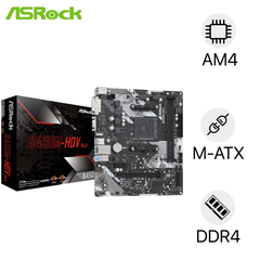 MAINBOARD ASROCK B450M-HDV R4.0 VAT