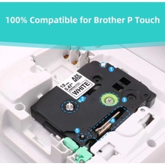 Băng dán nhãn cán mỏng 9mm 12mm Cho Brother P-Touch AZE231,AZE221, AZE631 TZ2-S731, TZ2-S531 VAT