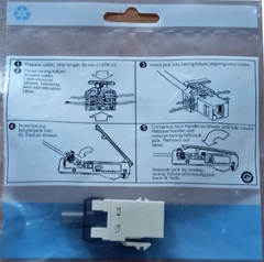 Modul Mạng RJ45 6E Âm Tường AMP Commscope VAT