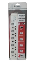Ổ ĐIỆN ĐA NĂNG HUNKEY 5 LỖ PZC504(2M) Chống sét VAT