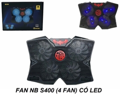 ĐẾ TẢN NHIỆT LAPTOP S400 4FAN LED