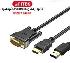 Cáp HDMI Ra VGA UNITEK 3M V128DBK VAT