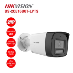 Camera HikVision DS-2CE16D0T-LPTS 2MP (Micro+Đàm thoại khi dùng đầu XT) VAT