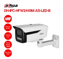 CAMERA DAHUA DH-IPC-HFW2449M-AS-LED-B 4.0MP (FULL MÀU+THẺ NHỚ) VAT