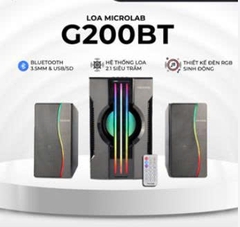 Loa Microlab G200BT 2.1 (SD Card,FM,USB) VAT