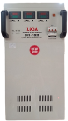 Ổn áp LiOA DR3-10KII 3 Pha (160v-430v) - Đồng hồ điện tử