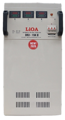 Ổn áp LiOA DR3-15KII 3 Pha (160v-430v) - Đồng hồ điện tử