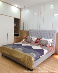 Giường Ngủ Bọc Vải 26T