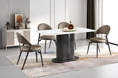 Bàn Ăn 4 Ghế Mặt Đá Giá Rẻ 1781S