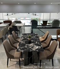 Bàn Ăn 6 Ghế Mặt Đá 2550S