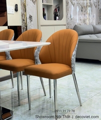 Bàn Ăn 6 Ghế Mặt Đá Cẩm Thạch 2788S