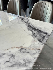 Bàn Ăn 6 Ghế Mặt Đá Cao Cấp 2856S