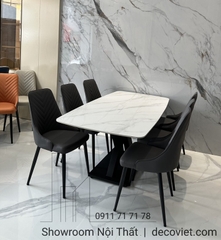 Bàn Ăn 6 Ghế Mặt Đá Giá Rẻ 1426S