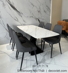 Bàn Ăn 6 Ghế Mặt Đá Giá Rẻ 1426S