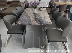 Bàn Ăn 6 Ghế Mặt Đá Hiện Đại 2620S