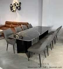 Bàn Ăn 8 Ghế Mặt Đá 2783S