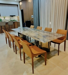 Bàn Ăn 8 Ghế  Mặt Đá Cao Cấp 1675S
