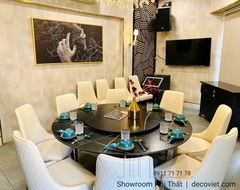 Bàn Ăn 8 Ghế Mặt Đá Nhà Hàng 2507S