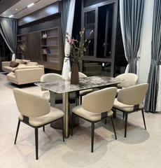 Bàn Ăn Cao Cấp 6 Ghế Nhập Khẩu 2453S